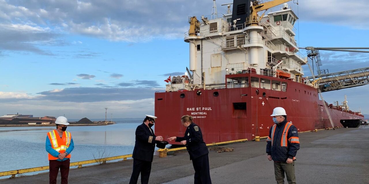 Port Update – First Vessel at the Port of Hamilton