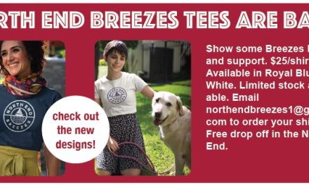 North End Breezes tees are back!